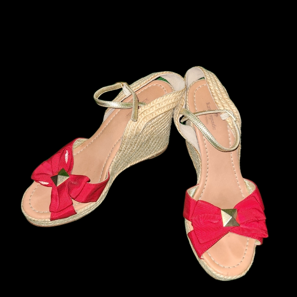 Kate Spade  sandals  Carmelita wedge size 9